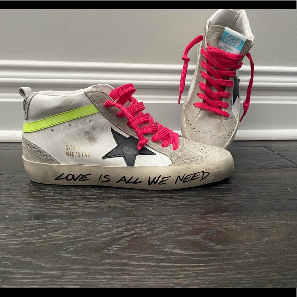 Golden Goose mid star size 38 LIKE NEW 100% authentic.